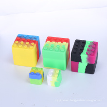 Approved Stackable Nonstick Squares Silicone Dabs Concentrate Wax Containers